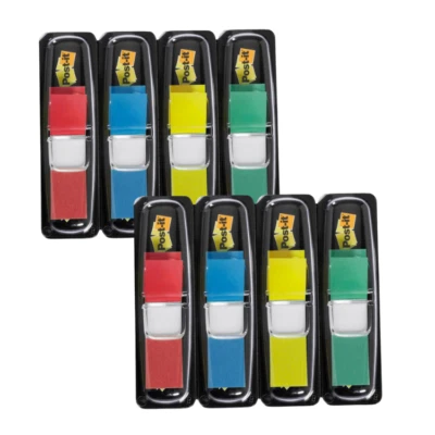 2x 140 3M Post-it® Index Haftmarker Haftstreifen Haftnotizen 11,9x43,2mm sort.