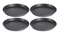 Pizzablech Ø 40 Cm GeböRdelter Rand Set Pizzaform Pizzableche Backblech Pizza