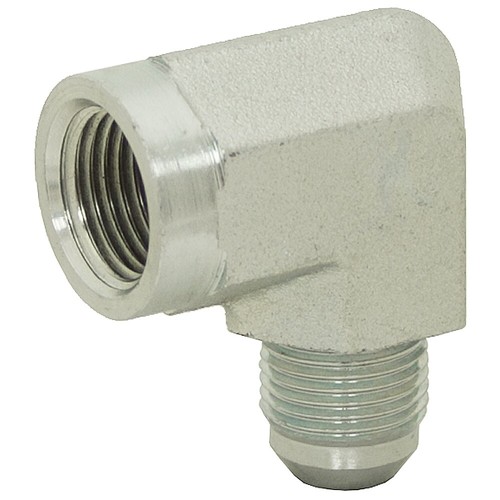 JIC 16 Male x 3/4" NPT Female 90 Degree Elbow 2502-16-12 Adapter 9-2502-16-12 - Picture 1 of 2