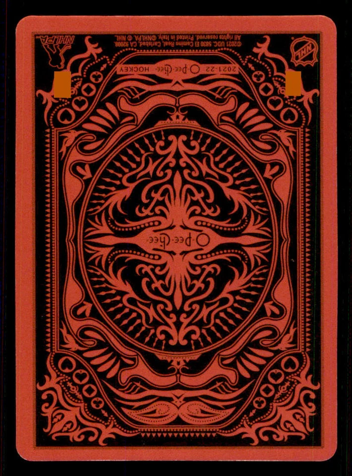 2021-22 O-Pee-Chee Playing Cards #7CLUBS Matthew Tkachuk - Image 2 of 2