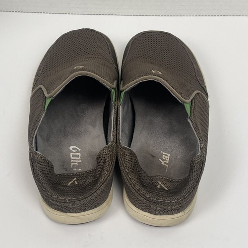 OLUKAI Nohea Mesh Men's Slip On Sneakers, Lightweight All-Weather Size 7 Brown - Picture 5 of 11