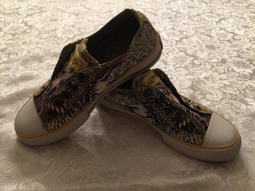 ED HARDY KIDS SHOES SZ 2 - Picture 4 of 9
