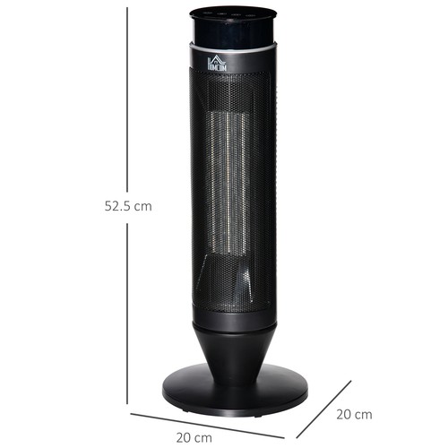 Ceramic Tower Indoor Space Heater Electric Floor Heater w/ 2 Heat and Fan - Picture 3 of 9