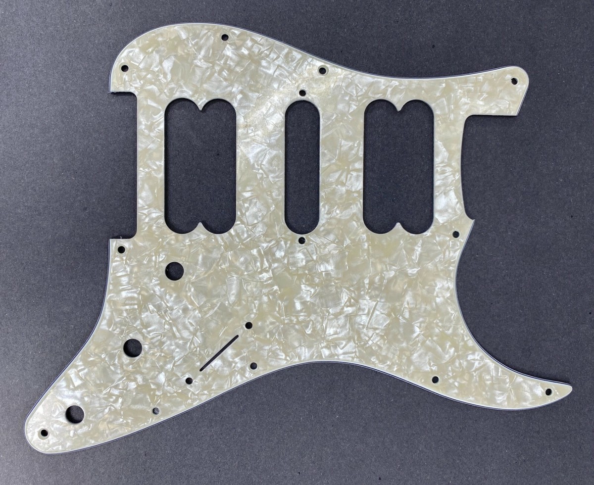 Fender ピックガード Pickguard StratocasterR H/S/H 11-Hole Mount Aged White Pearl 4-Ply 2mvetro Genuine Fender HSH 4-Ply AGED WHITE PEARL Pickguard 11-HOLE Modern