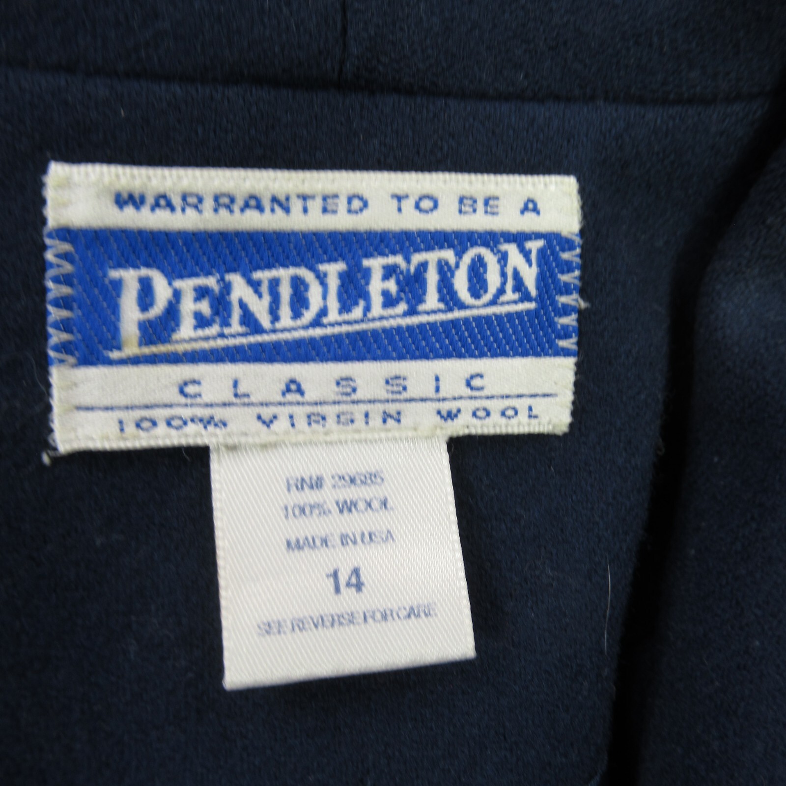 Pendleton Jacket Womens 14 One Button Long Sleeve… - image 2