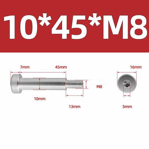 - Tornillos de hombro de enchufe - Llave Allen de acero inoxidable A2 M2 M3 M4 M5 M6 M8 - Imagen 116 de 121