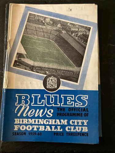 Birmingham City Programme 1959/60 1960/61 1961/62 Liga & Pokal inkl. MESSE CUP - Bild 36 von 213