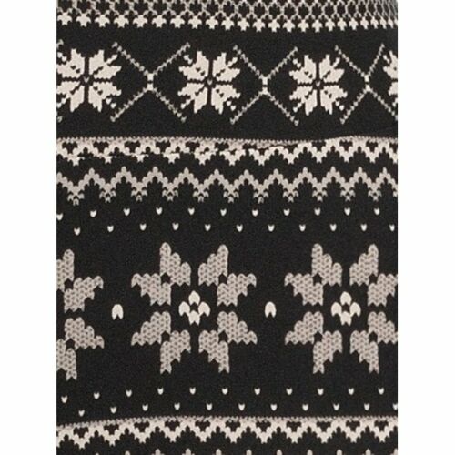 Time and Tru Mujer Talla L 12-14 FairIsle Leggings POLIÉSTER Color NEGRO NUEVO CON ETIQUETAS - Imagen 3 de 7
