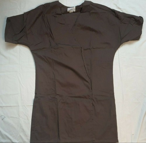 Vintage Martin Murray Hollywood Uniform Friseur Haarschnitt Salon braun Kleid Kittel