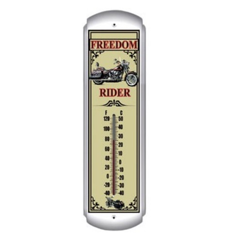 Harley-Davidson Retro Indoor Outdoor Metal Wall Thermometer Multiple Styles 17x5 - Afbeelding 1 van 24