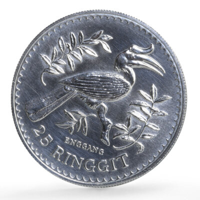 Malaysia 25 ringgit Conservation Wildlife Hornbill Bird Fauna