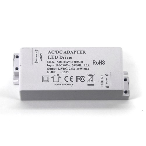 AC 240V to DC 12V 2.5A 30W Dimmable Transformer Power Supply LED Driver Adapter - Picture 5 of 7