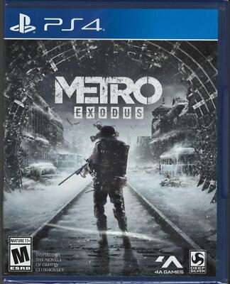 Metro Exodus PS4 (Brand New Factory Sealed US Version) PlayStation 4,PlayStation