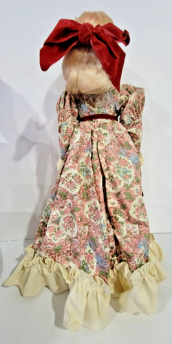 ¿Muñeca embrujada vintage? Vestido Original Cara Pintada Bisque Porcelana 14 pulgadas Alto - Imagen 8 de 15
