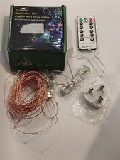 Copper Wire LED String lights With Remote Control And Plug