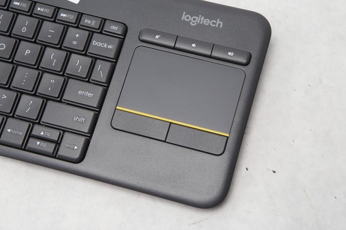 Logitech K400 Plus Wireless Keyboard W/ Touchpad + Usb Unifying Receiver S12 - Picture 4 of 7