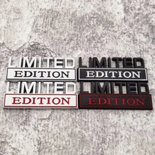 Metal Car Emblem Rear Trunk Body Door Badge Decal Sticker 3D LIMITED EDITION