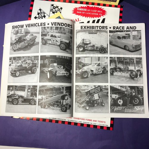 Lot 1995-1996 Motorama Harrisburg PA Poster Flyer Racing Magazine - Picture 6 of 12