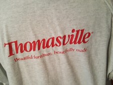 VTG T-Shirt THOMASVILLE City Schools FURNITURE FAME NC 1993 F-of-L XXL Gray
