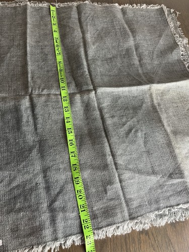 Pottery Barn ausgefranste übergroße Leinenservietten grau 5er Set - Bild 13 von 13