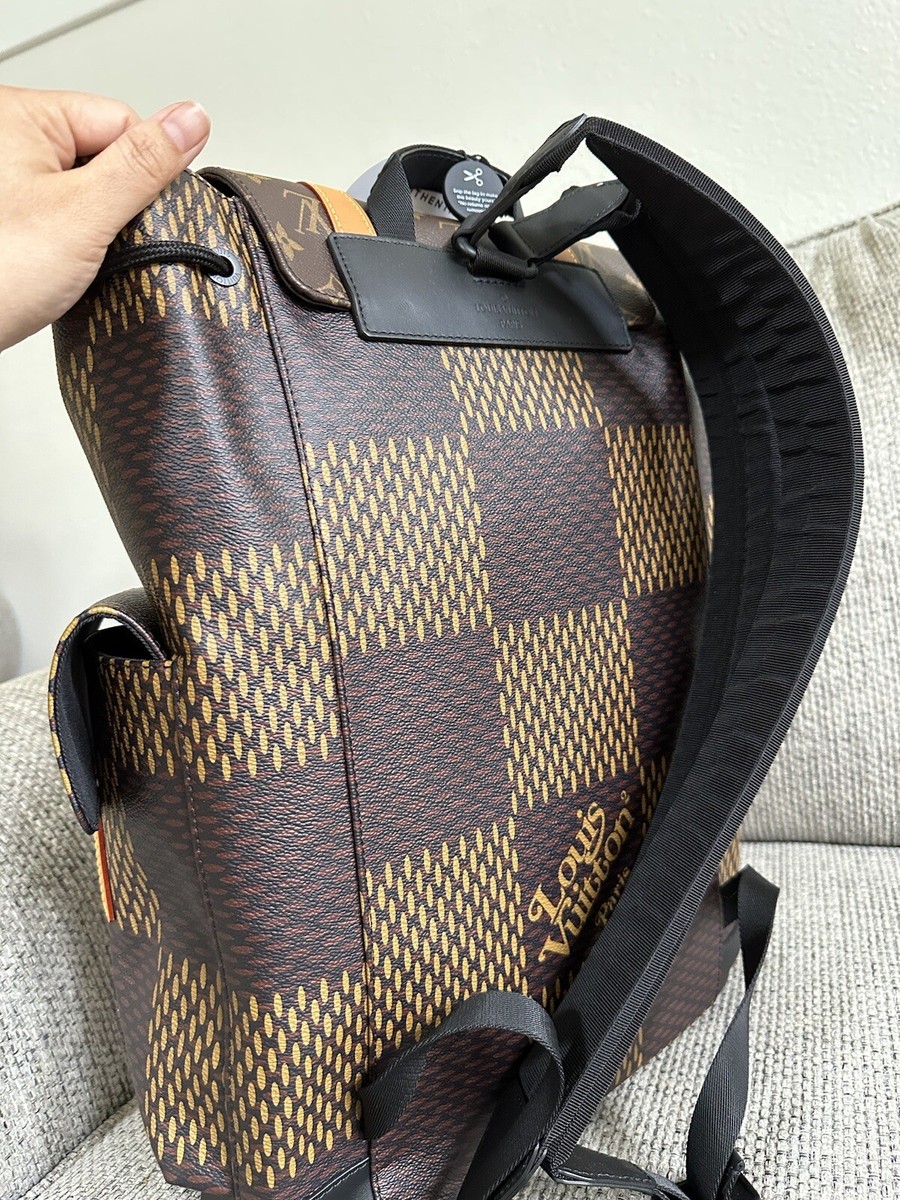 LOUIS VUITTON X NIGO Giant Damier Ebene Monogram Christopher LOUIS VUITTON X NIGO Giant Damier Ebene Monogram Christopher