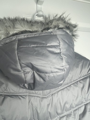 ZeroXposur Alloy Gray Blue Girls Puffer Jacket 16 Pre Owned - Picture 8 of 12
