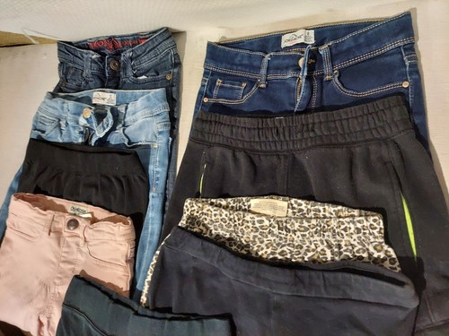 9 Pair Girls Pants 5-10 - Picture 3 of 9