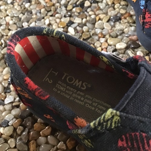 Toms Slip on with strap size T2 Blue - Picture 5 of 5