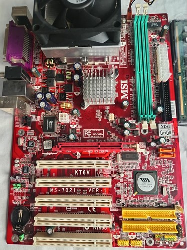 PLACA BASE MSI KT6V/MS-7021 VER 1.0 + CPU+RAM - Bild 2 von 6