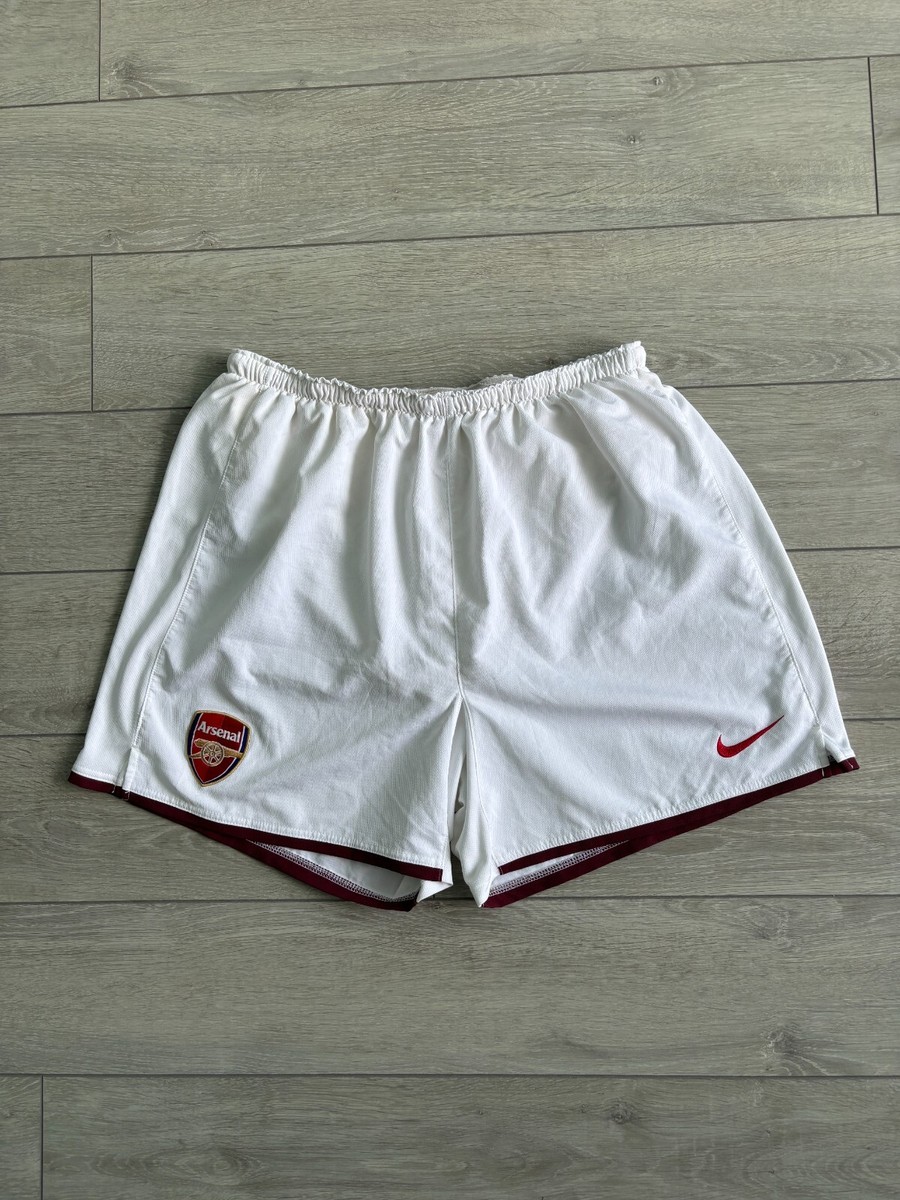 Arsenal London Shorts Nike Football Soccer Vintage White Size 3XL