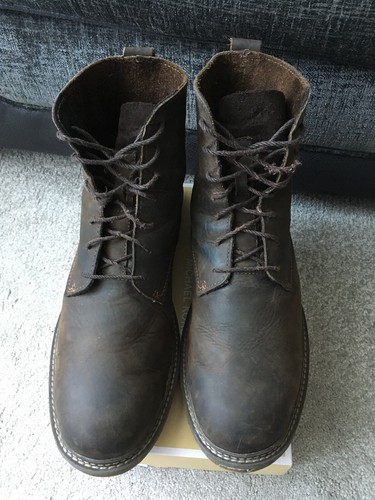ee Unido Uu euros Botas marrón 44 5 cuero nobuck 10 Tamaño 10 5w Reino Timberland de xwq6FwnYgA