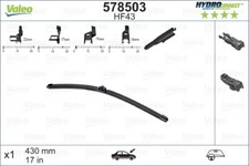 VALEO 578503 Wiper Blade for ,BMW,CHRYSLER,FIAT,FORD,FORD USA,JAGUAR,LANCIA,MG,P