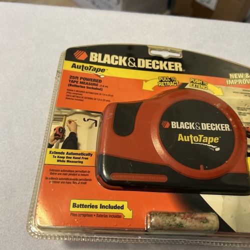 Black & Decker Autotape 25’ Powered Automatic Tape Measure ATM100 New - Picture 4 of 6