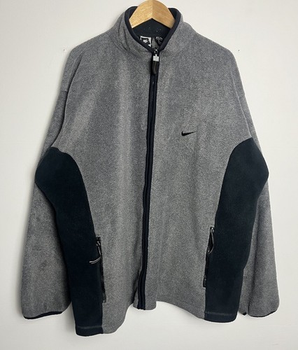 Nike Full Zip Fleecejacke Herren Gr. 2XL XXL Grau - Bild 2 von 6