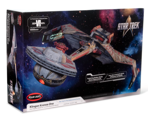POLAR LIGHTS 1/350 STAR TREK VI KLINGON KRONOS ONE MODEL KIT 24” LONG # 997 F/S - Picture 2 of 19