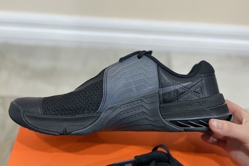 Nike Metcon 7 Triple Black Weightlifting Gym Training Shoes Mens Size US 9 New✅ - Picture 10 of 12