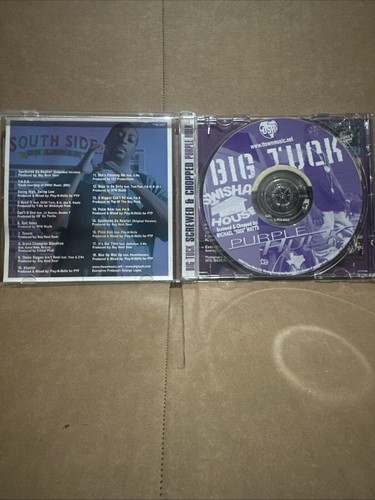 Big Tuck - Purple Hulk Chopped And Screwed Chamillionaire Houston TX Rap OOP - Picture 2 of 4