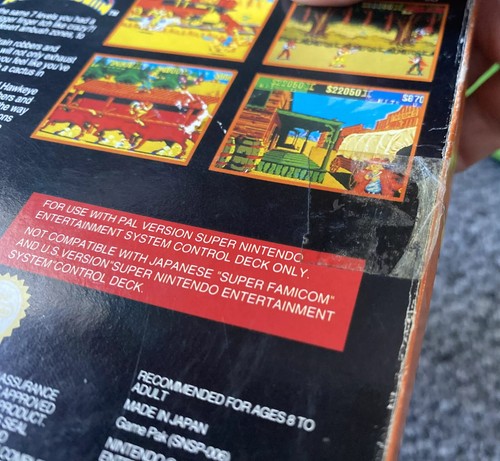Sunset Riders SNES. Ultra seltene PAL UK Sonnenuntergang Reiter für Super Nintendo komplett. - Bild 11 von 12
