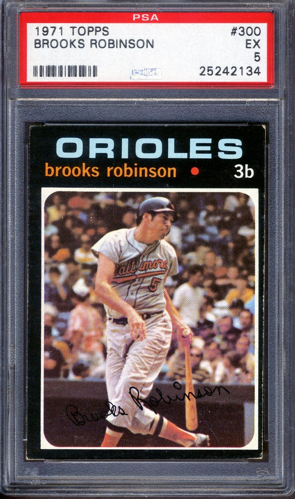 1971 Topps #300 Brooks Robinson PSA 5 EX *Baltimore Orioles*