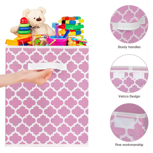 Toy Box for Girls, Kids - Large Toy Chest Organizers and Storage Boxes with Flip - Picture 5 of 12