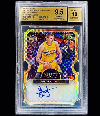 2015-16 Panini Select - Die-Cut Rookie Autograph Nikola Jokić #38