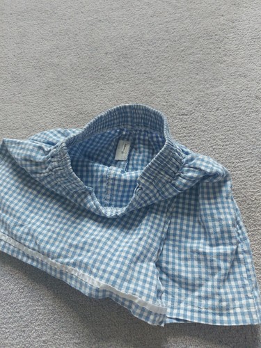 Girl's Check Cotton Skirt Shorts 100/50 - Picture 9 of 10