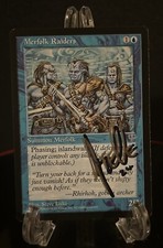 Merfolk Raiders Artist Proof Signed Steve Luke MTG Mirage Magic AP