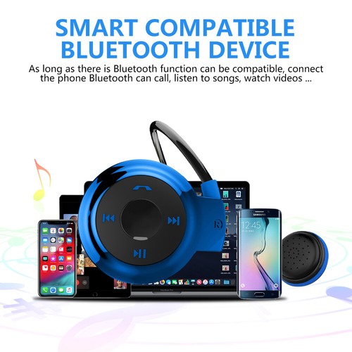 Neckband Wireless Bluetooth Over-Ear Headphones Mic Handsfree Stereo Earphones - Picture 22 of 26