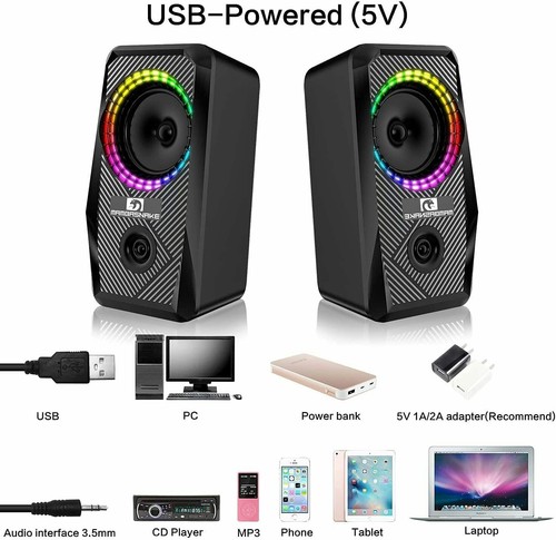 UK Layout RGB 104 Key Gaming Wired Gaming Keyboard Mouse Headphone 4in1 Combo - Picture 12 of 14