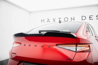 Spoiler Cap FüR Skoda Enyaq Coupe Iv Schwarz Hochglanz Heckspoiler Dachspoiler
