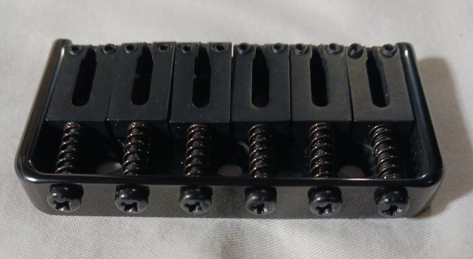 Jackson NEGRO 6 Cuerdas Puente Juego Tornillos y Férulas HT6 Misha Mansoor Guitarra Foto 2 de 4