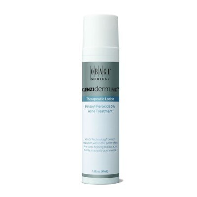 Obagi ClenziDerm MD Therapeutic Lotion Benzoyl Peroxide 5% Acne Treatment 47ml