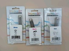3-Mom Cat Sara ImpressArt Metal Design Stamp Steel Punch, 7mm 6mm Jewelry Making