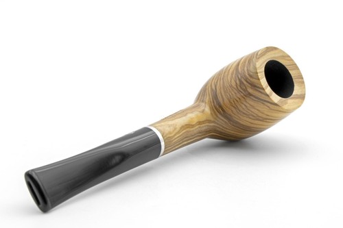RATTRAY'S JOY 113 OLIVE WOOD SMOOTH 9MM PIPE STARTER SET / STRAIGHT BILLIARD - Picture 6 of 7